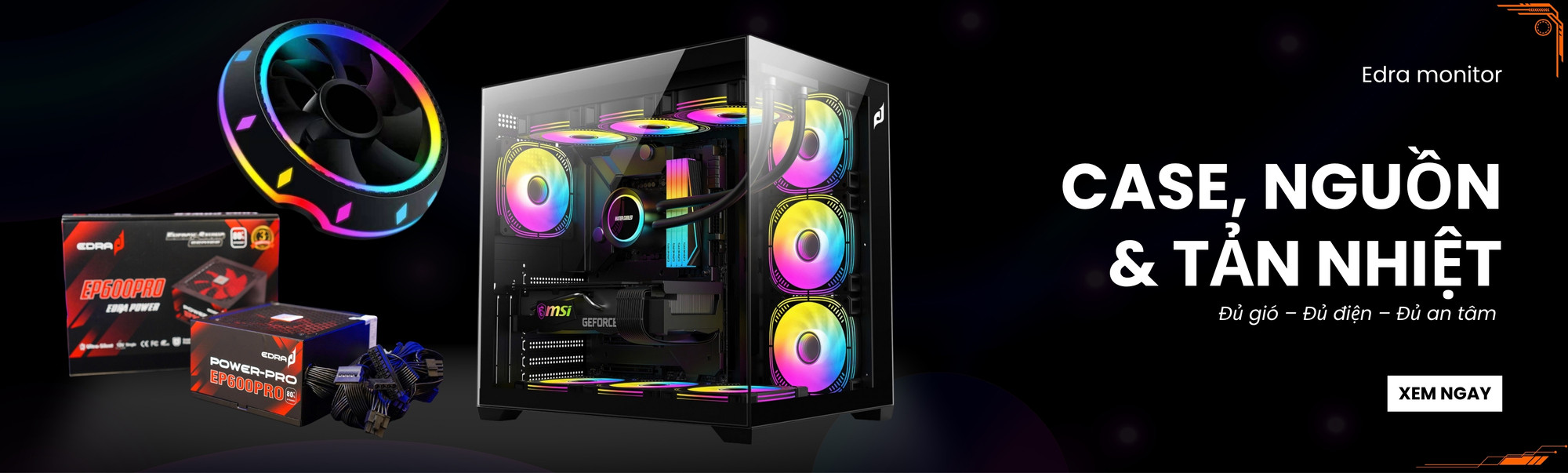 Case, nguồn, tản nhiệt