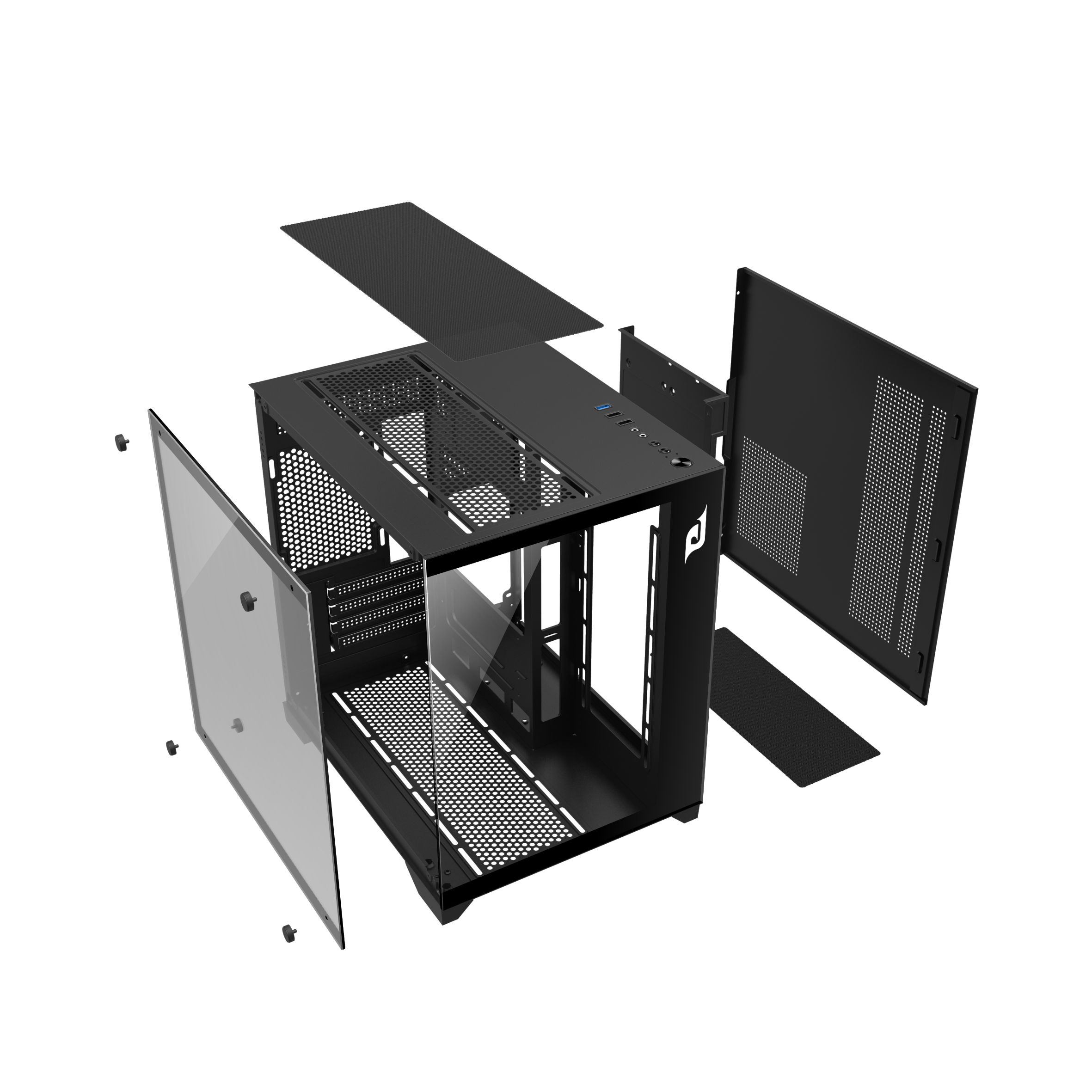 Case máy tính EDRA ECS1503 - Black 