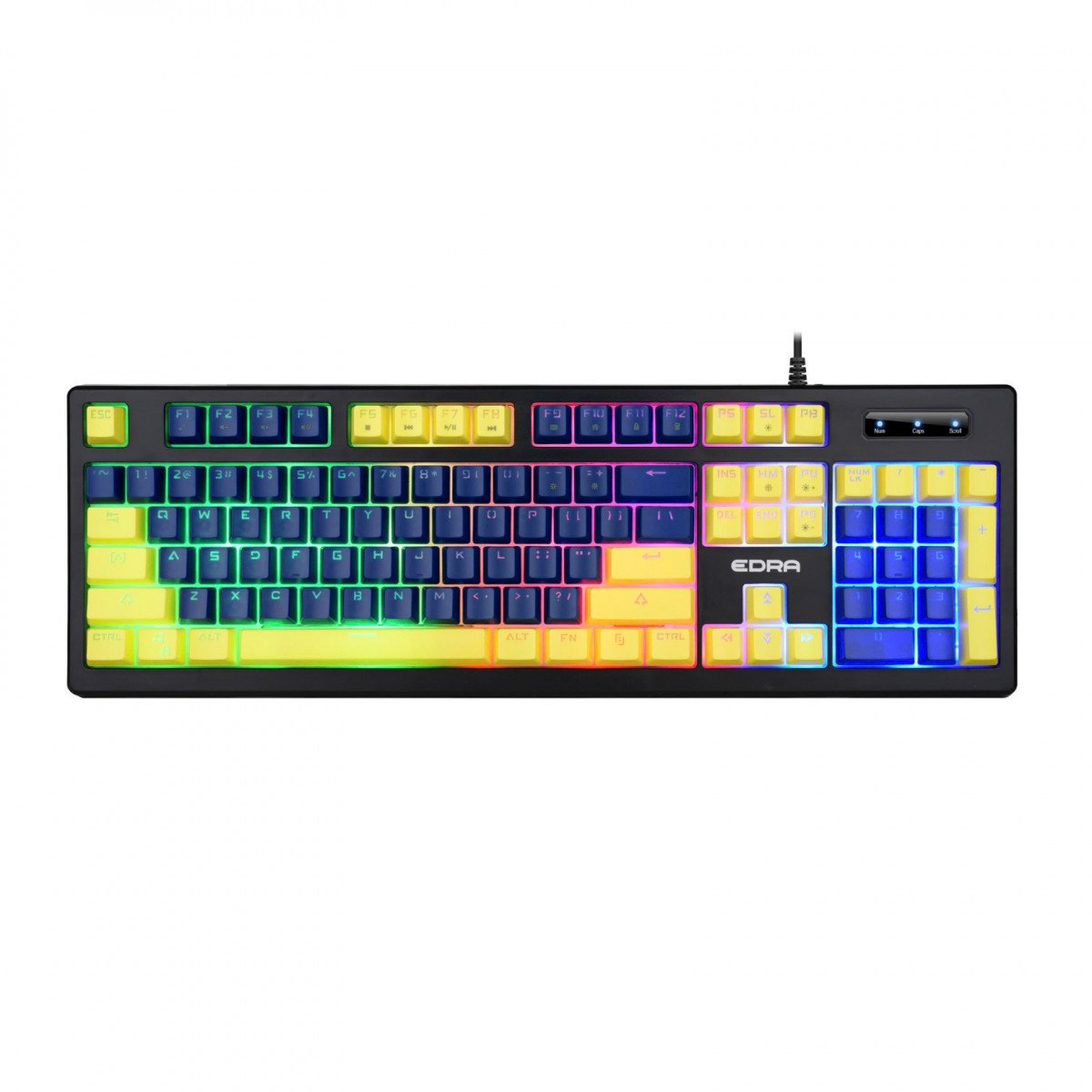 Bàn phím EDRA EK302 - Yellow + Blue