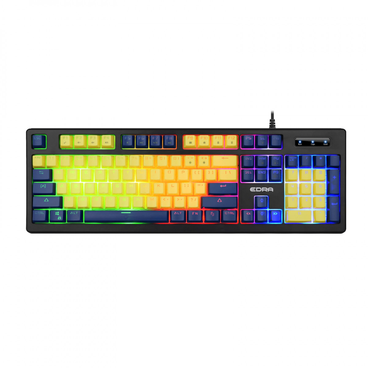Bàn phím EDRA EK302 - Blue + Yellow