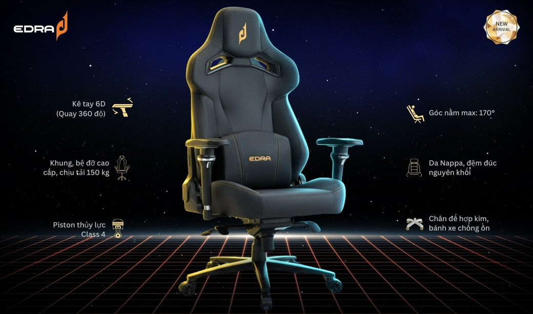 Ghế Gaming EDRA EGC2026LUX
