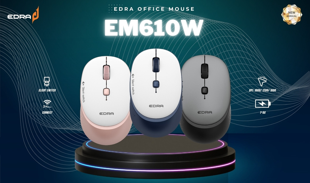 Chuột không dây EDRA EM610W