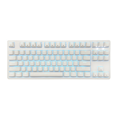 Bàn phím chơi game cơ E-DRA EK387L - White