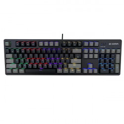 Bàn phím chơi game cơ E-DRA EK3104L - Alpha (Dark Gray + Black)
