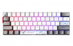 Bàn phím chơi game cơ EDRA EK361W - SNOW (Gray + White)