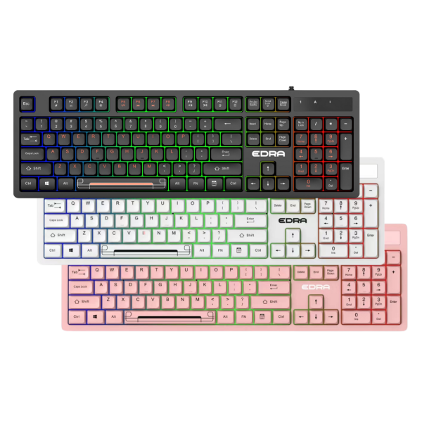 Bàn phím chơi game + văn phòng giả cơ EDRA EK506