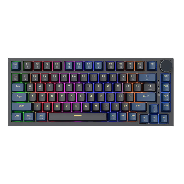 Bàn phím chơi game cơ EDRA EK375v2 - Beta (Blue + Black)