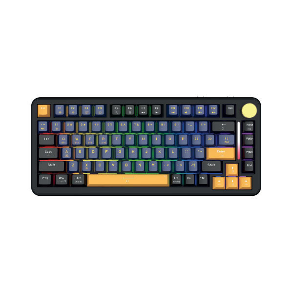 Bàn phím chơi game cơ EDRA EK375W - Black