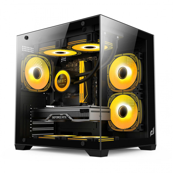 Case máy tính EDRA ECS1511 Black